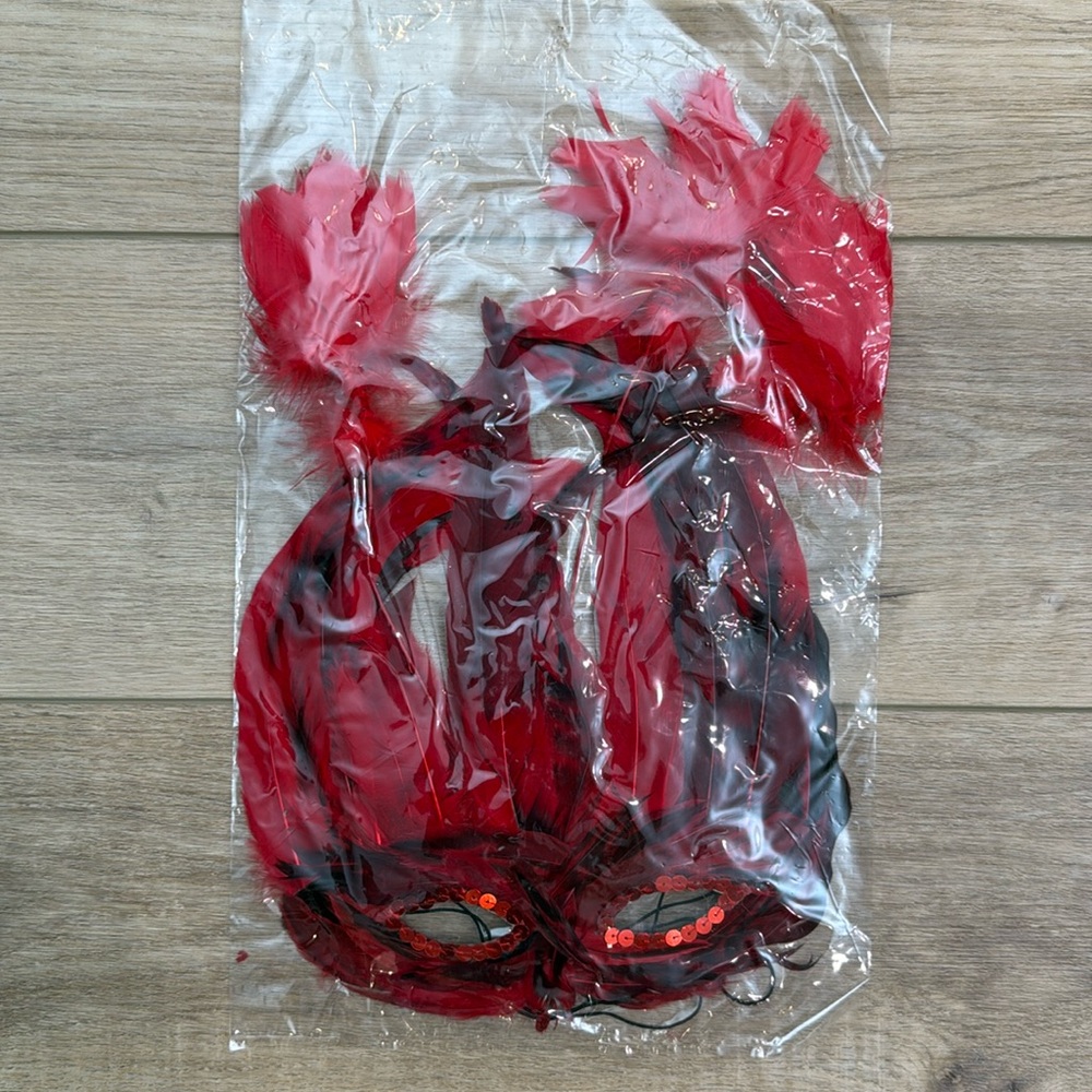 Red Feather Mask